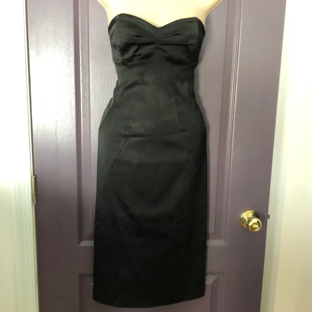 Karen Millen Black Tuxedo Wiggle Dress